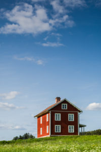 Sweden, Varmland, Marbacka, estate of first female writer to win the Noble Prize of Literature, Selma Lagerlof, red house Sweden, Varmland, Marbacka, estate of first female writer to win the Noble Prize of Literature, Selma Lagerlof, red house